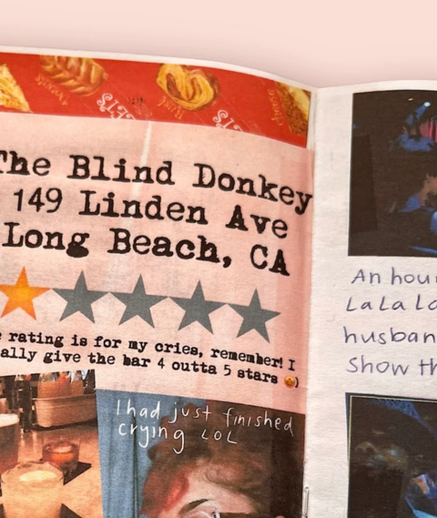 Oh, the Places You'll Cry! Zine