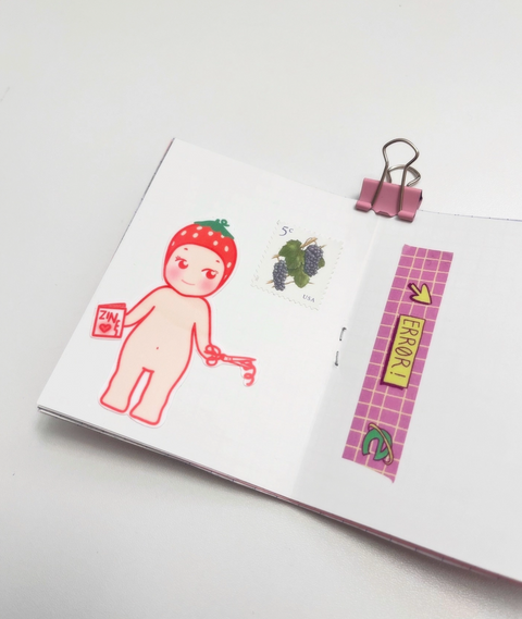 Sticky: Reusable Sticker Zine