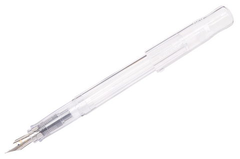 Pilot Kakuno Fountain Pen, Clear Barrel - Extra Fine Nib