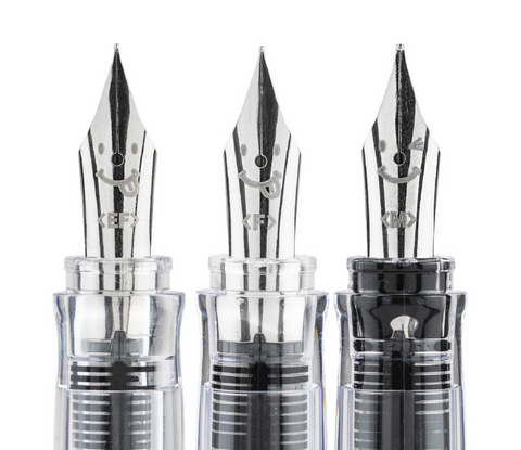 Pilot Kakuno Fountain Pen, Clear - Medium Nib