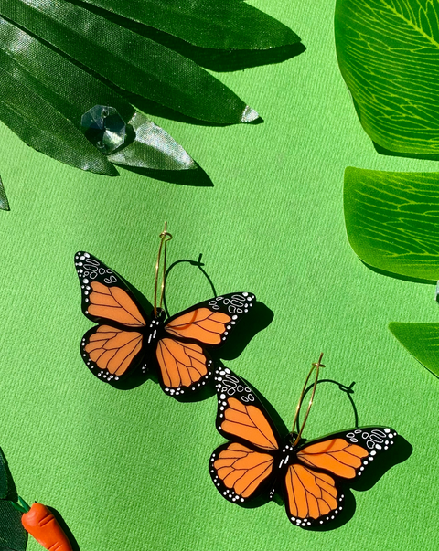 Monarch Butterflies Earrings