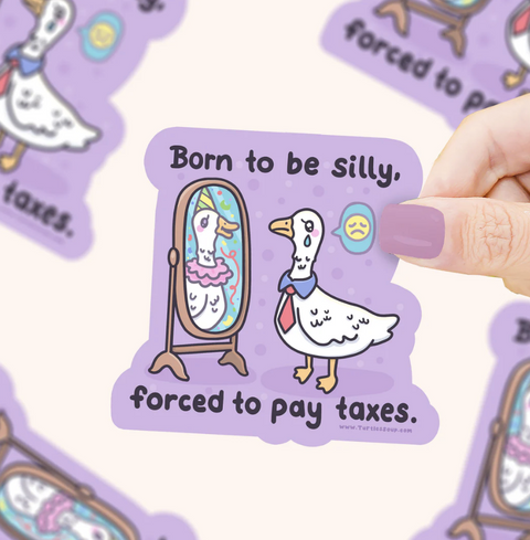 Born to Be Silly Goose Vinyl Sticker
