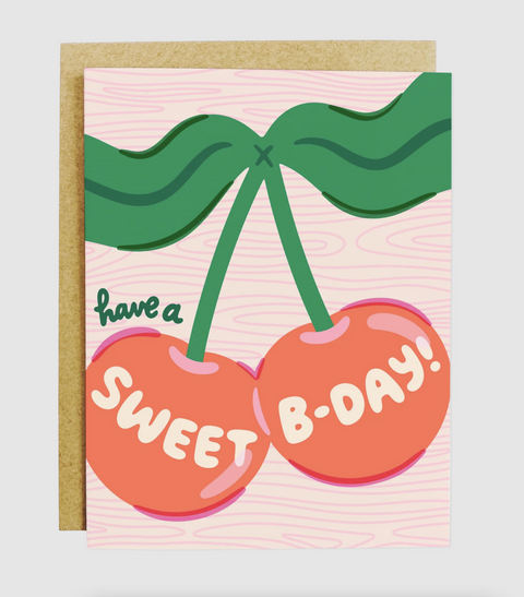 Cherry Sweet Birthday Greeting Card