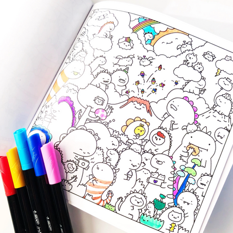 Color Fun Fun! Coloring Book Vol. 1