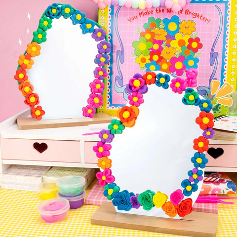 Creative Creator Diy Flower Mirror Kit - Classic Rainbow
