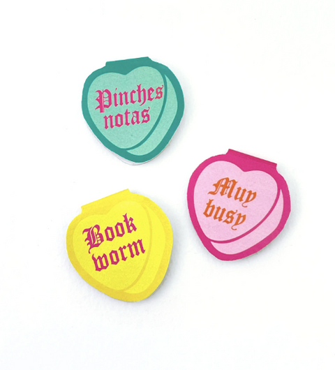 SWEETHEART Magnetic Bookmark Set