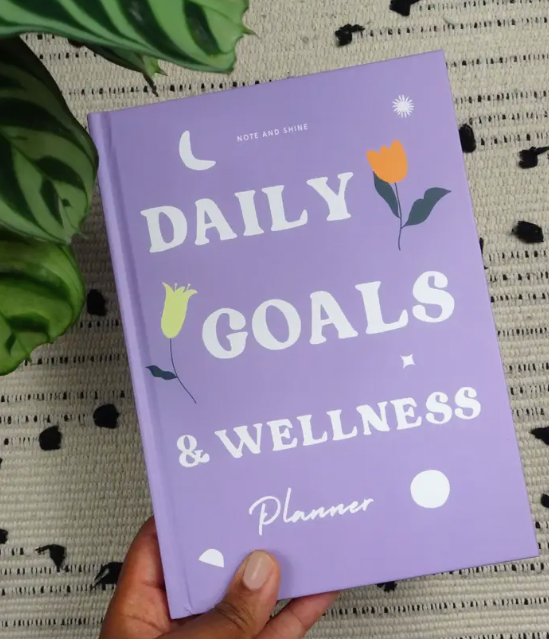 Daily Goals and Wellness Planner Hardcover