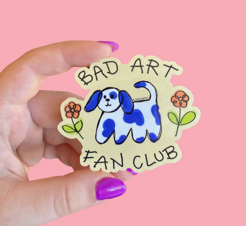 Bad Art Fan Club Sticker