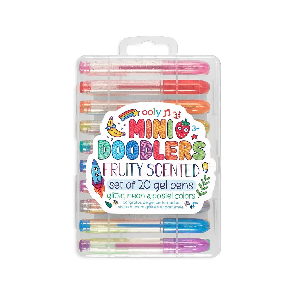 Mini Doodlers Fruity Scented Gel Pens- Set of 20