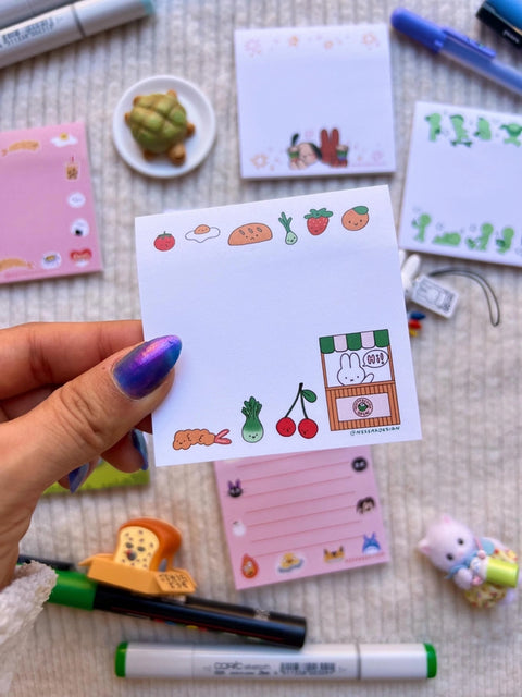 Grocery Store Cuties Sticky Notepad