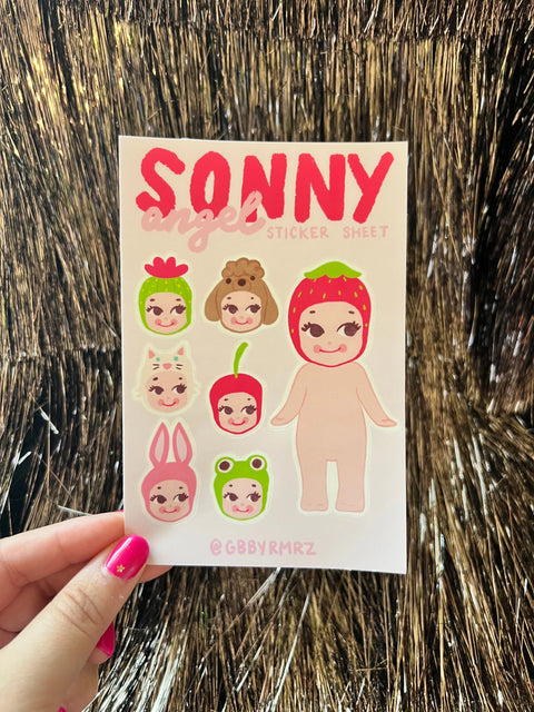 Sony Angel Sticker Sheet