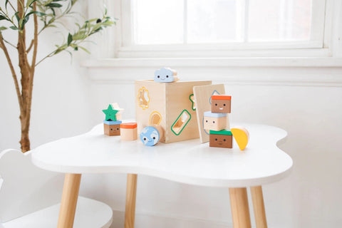 Friends & Shapes Wooden Sorter