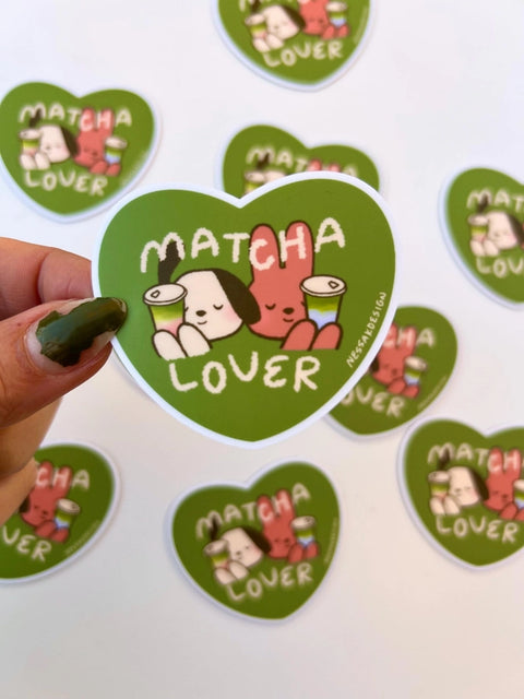 Matcha Lovers Vinyl Magnet