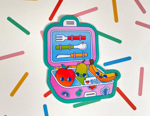 Lunchtime Lunchbox Matte Vinyl Sticker