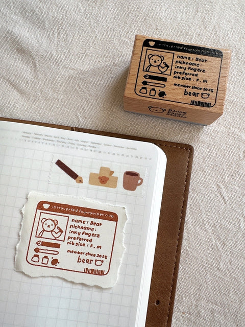 Ifpc Id Card Wooden Stamp