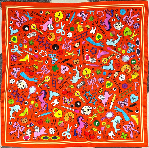 Trinket Treasures Silk Scarf