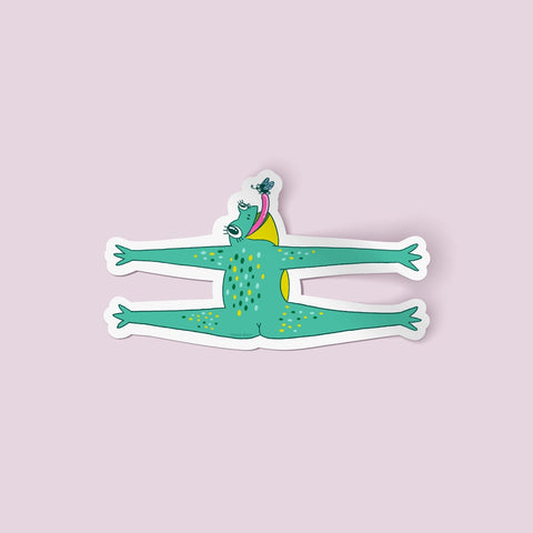 Water Bottle Buddy Clear Sticker