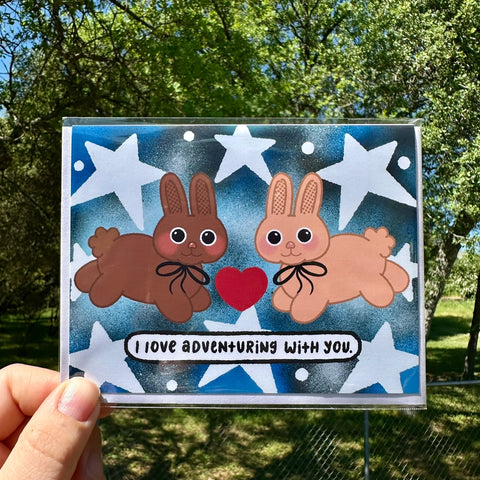 Bunny Adventure | Greeting Card