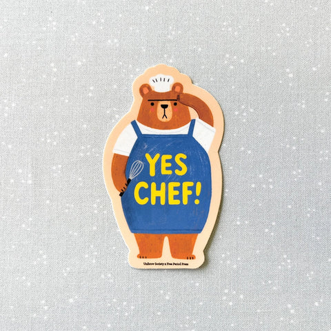 Yes Chef Vinyl Decal Sticker