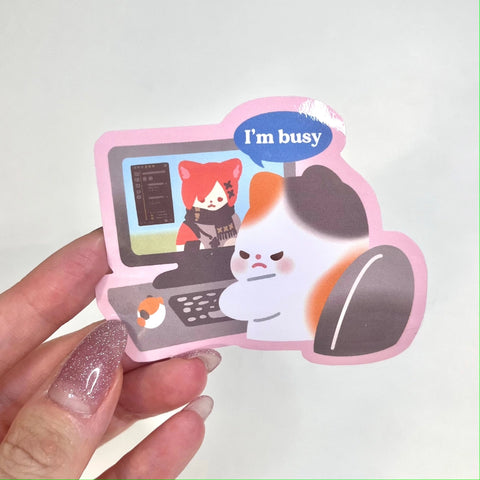 Vinyl Sticker - I'm Busy