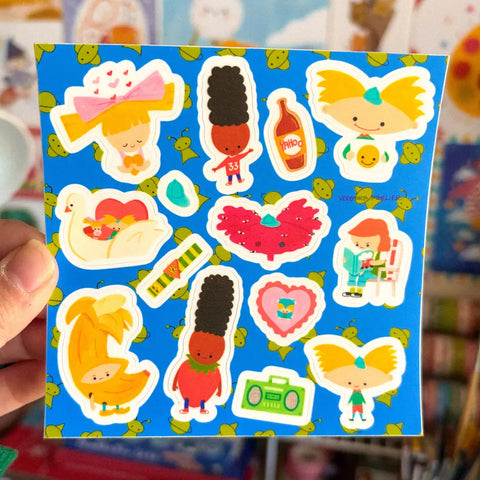 Hey Arnold Sticker Sheet