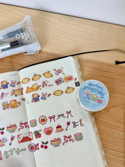 Kumakun Studio Character Washi Tape
