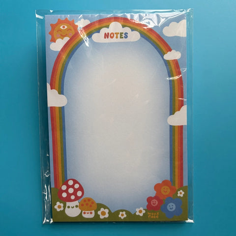 Rainbow Land 4x6 Memo Pad
