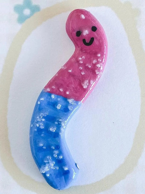 Gummy Worm Refrigerator Magnets