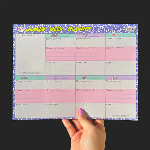 Jumbo Week Planner