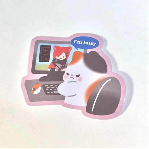 Vinyl Sticker - I'm Busy