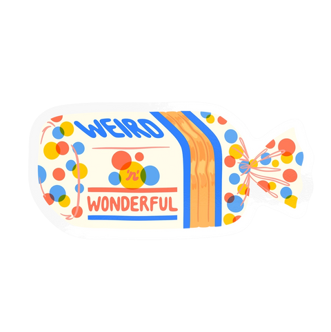 Weird and Wonderful Sticker