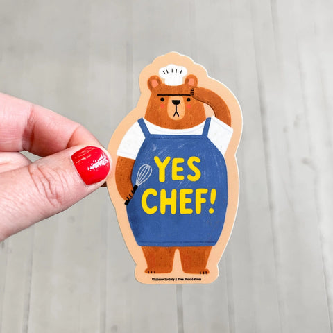 Yes Chef Vinyl Decal Sticker