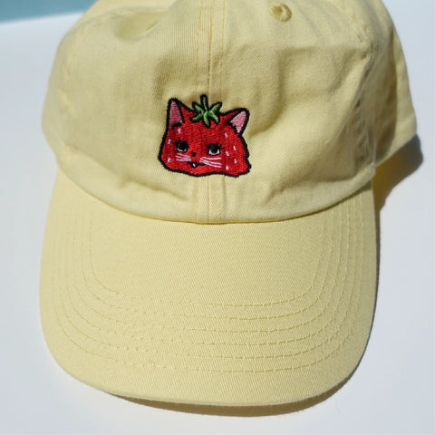 Strawberry Cat Dad Hat