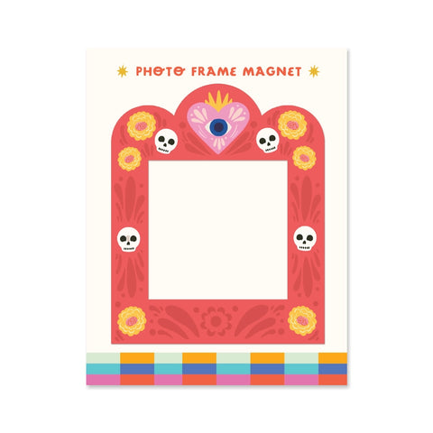 Día De Los Muertos Photo Frame Magnet