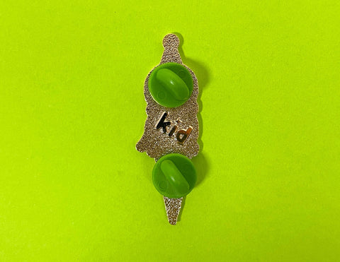 Happy Sad Ice Cream Enamel Pin