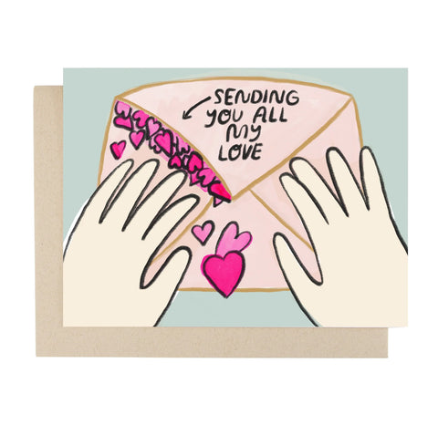 Sending You All My Love Card