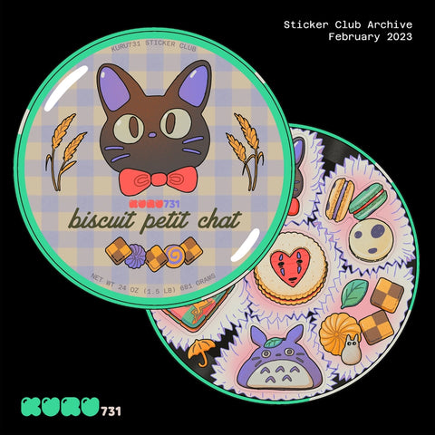 Ghibli Cookie Tin Sticker Sheet