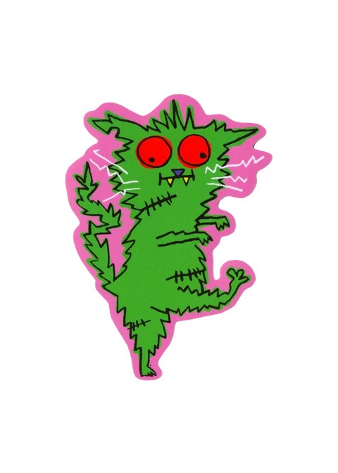 Frankencat Sticker