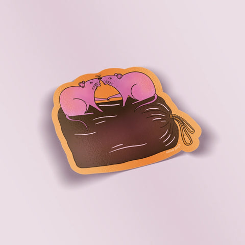 Rat Trash Sticker