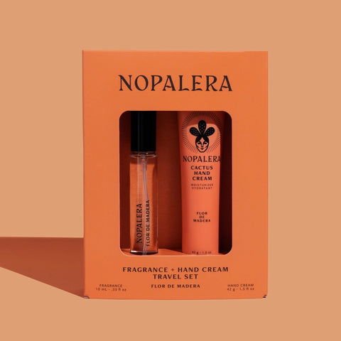 Hand Cream + Travel Fragrance Gift Set - Flor De Madera