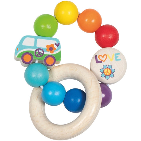 Wooden Love & Peace Grasping Toy