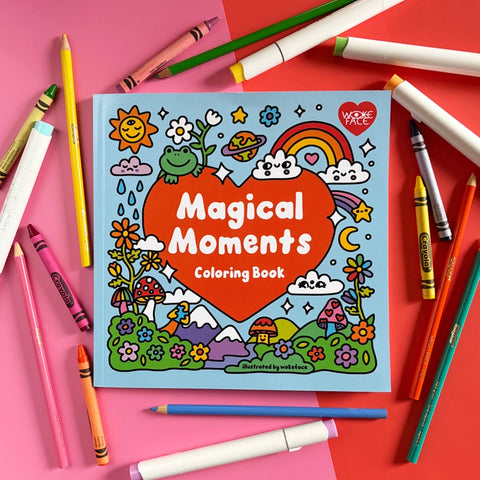 Coloring Book - Magical Moments Whimsical Stress Relief