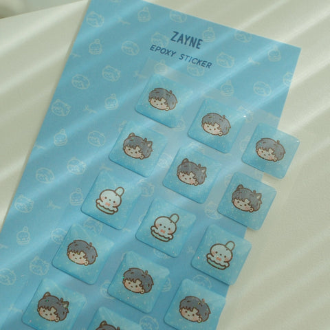 Lads Epoxy Sticker Sheet