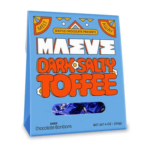 Dark Salty Toffee Bonbon Box - 4oz
