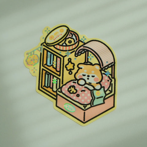 Bunnie Island Reading Club, Doodoo Die-Cut Sticker