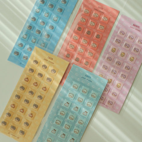 Lads Epoxy Sticker Sheet