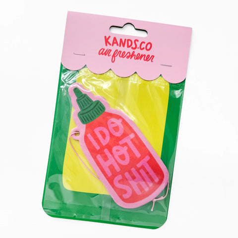 I Do Hot Shit Hot Sauce Bottle Air Freshener