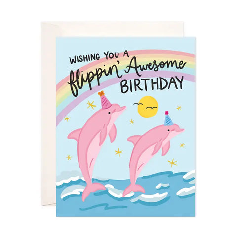 Flippin' Awesome Birthday Greeting Card