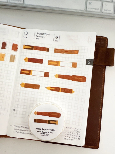 Bear's Fountain Pens Washi Tape