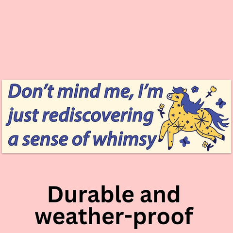Sense of Whimsy Bumper Sticker